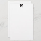 Piano Hart Stationery Briefpapier (Voorkant / Achterkant)