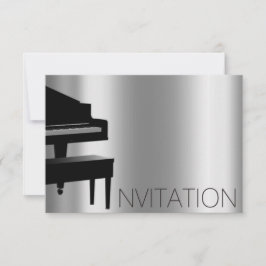 Piano Hause Concert Minimalisme VIP Black Aqua Kaart