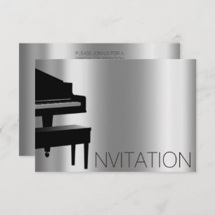 Piano Hause Concert Minimalisme VIP Black Aqua Kaart