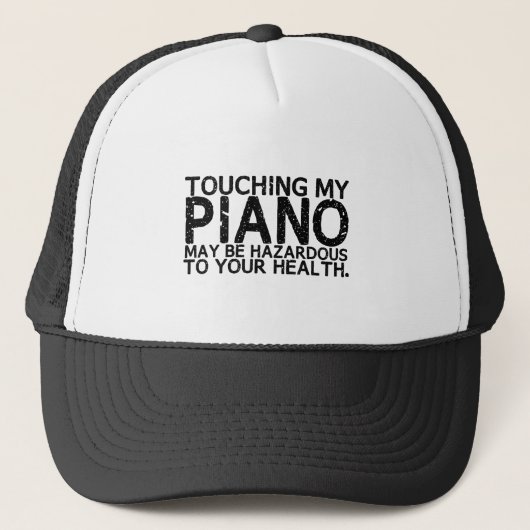 Piano Hazard Trucker Pet (Voorkant)