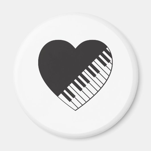 Piano Heart Magneet (Voorkant)