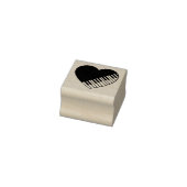 Piano Heart Rubberstempel (Stempel)