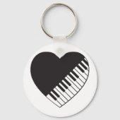 Piano Heart Sleutelhanger (Voorkant)
