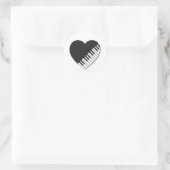 Piano Heart Sticker (Tas)
