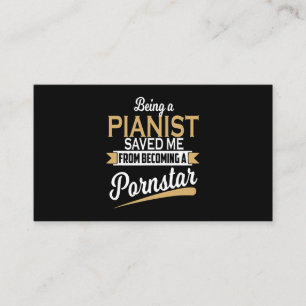 Piano heeft me gered visitekaartje