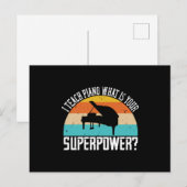 Piano - Ik heb Piano geleerd. Je superkracht? Briefkaart (Voorkant / Achterkant)