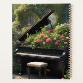 Piano in bloei- tuinschilderij planner (Achterkant)