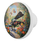 Piano in de tuin keramische knop (Rechts)