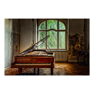 Piano in de Villa Perfect Poster