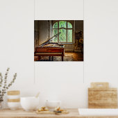 Piano in de Villa Poster (Keuken)