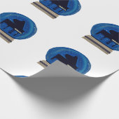 Piano in een Wereldbol Cadeaupapier (Hoek)
