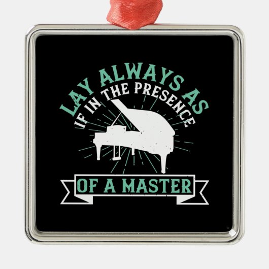 Piano - indien in aanwezigheid van een kapitein metalen ornament (Voorkant)