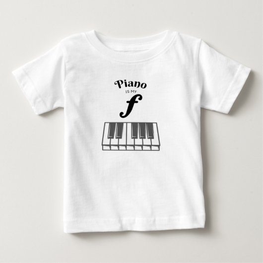 Piano is mijn forte grappige Piano-sleutels Pianis (Voorkant)