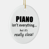 Piano is niet alles keramisch ornament (Rechts)