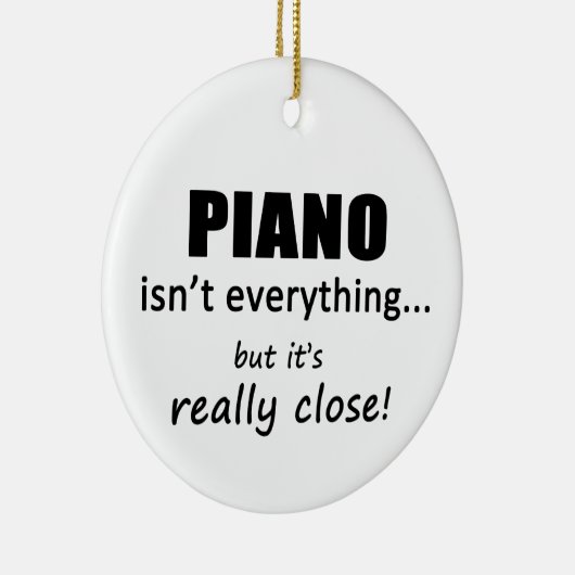 Piano is niet alles keramisch ornament (Rechts)