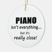 Piano is niet alles keramisch ornament (Links)