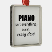 Piano is niet alles metalen ornament (Rechts)