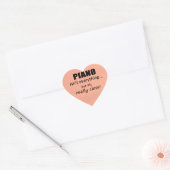 Piano is niet alles Sticker (Envelop)