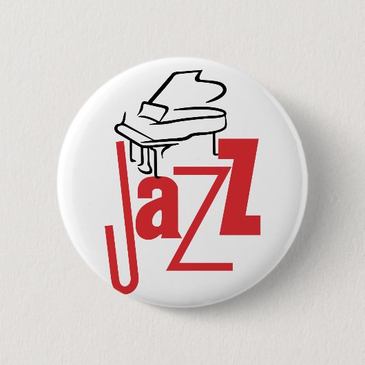 Piano Jazz Ronde Button 5,7 Cm (Voorkant)
