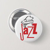 Piano Jazz Ronde Button 5,7 Cm (Voorkant /achterkant)
