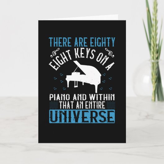 Piano - kaart (Voorkant)
