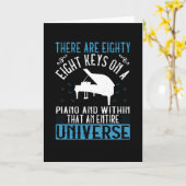 Piano - kaart (Gele Bloem)