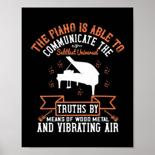 Piano kan communiceren poster