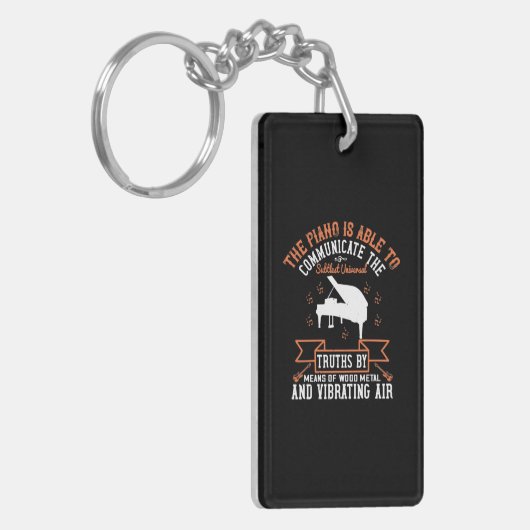 Piano kan communiceren sleutelhanger (Voorkant Links)