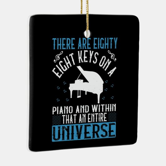 Piano - keramisch ornament (Rechts)