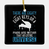 Piano - keramisch ornament (Voorkant)