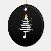 Piano Kerstboom Pianist Muziek Muzikant Gift Keramisch Ornament (Links)