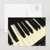 Piano Key Briefkaart (Voorkant / Achterkant)