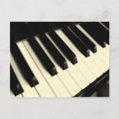Piano Key Briefkaart (Voorkant)