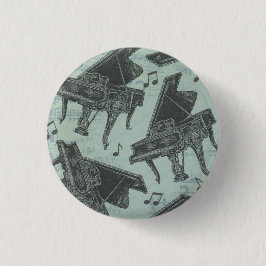 Piano Key Music-Button Ronde Button 3,2 Cm