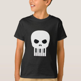 Piano Key Skull T-shirt