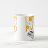 Piano Keyboard Classical Music Pianist Musician Fu Koffiemok (Center)