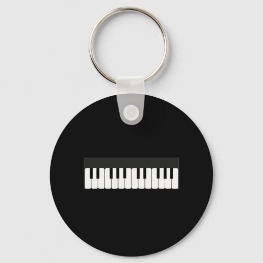 Piano Keyboard Clavier 24 Keys Sleutelhanger (Voorkant)