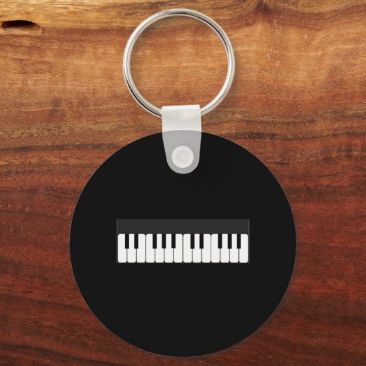 Piano Keyboard Clavier 24 Keys Sleutelhanger (Voorkant)