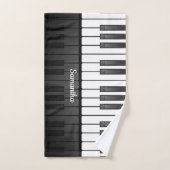Piano Keyboard Design Bath Towel Set Bad Handdoek (Handdoek)