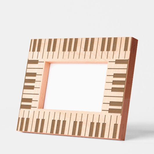 Piano Keyboard Design Laser Gegraveerde Lijstjes (Links)