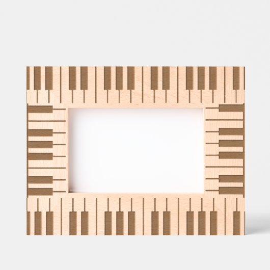 Piano Keyboard Design Laser Gegraveerde Lijstjes (Voorkant)