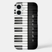 Piano Keyboard Design Smartphone Case (Achterkant)