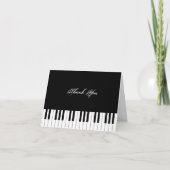 Piano Keyboard Elegant Persoonlijk Musician's Bedankkaart (Voorkant)
