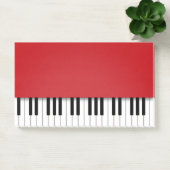 Piano Keyboard Fun Red Music Post-it® Notes (Kantoor)
