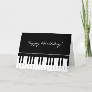 Piano keyboard kaart