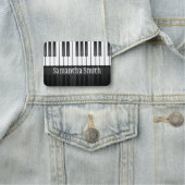 Piano Keyboard Keys Design Name Tag (In situ)