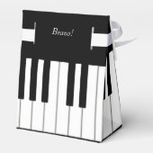 Piano Keyboard Music Event Overweging op maat Bedankdoosjes (Achterkant)
