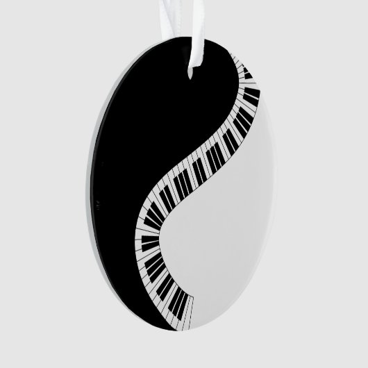 Piano Keyboard Musical Ornament (voorkant)