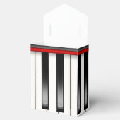 Piano keyboard muziek voor piano recital bedankdoosjes (Geopend)