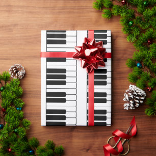 Piano keyboard muzikant geschenk jumbo nieuwigheid cadeaupapier
